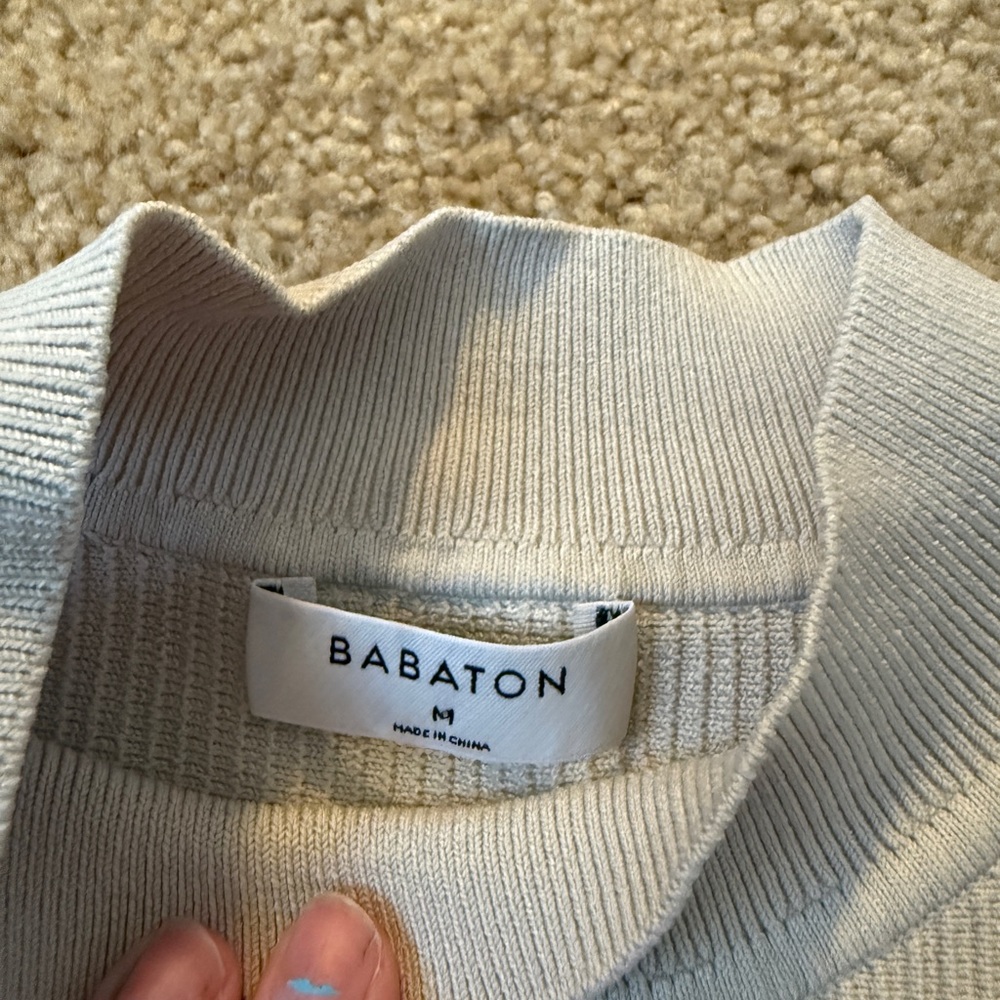 Babaton Ribbed Mock Neck Tank - Picture 3 of 6